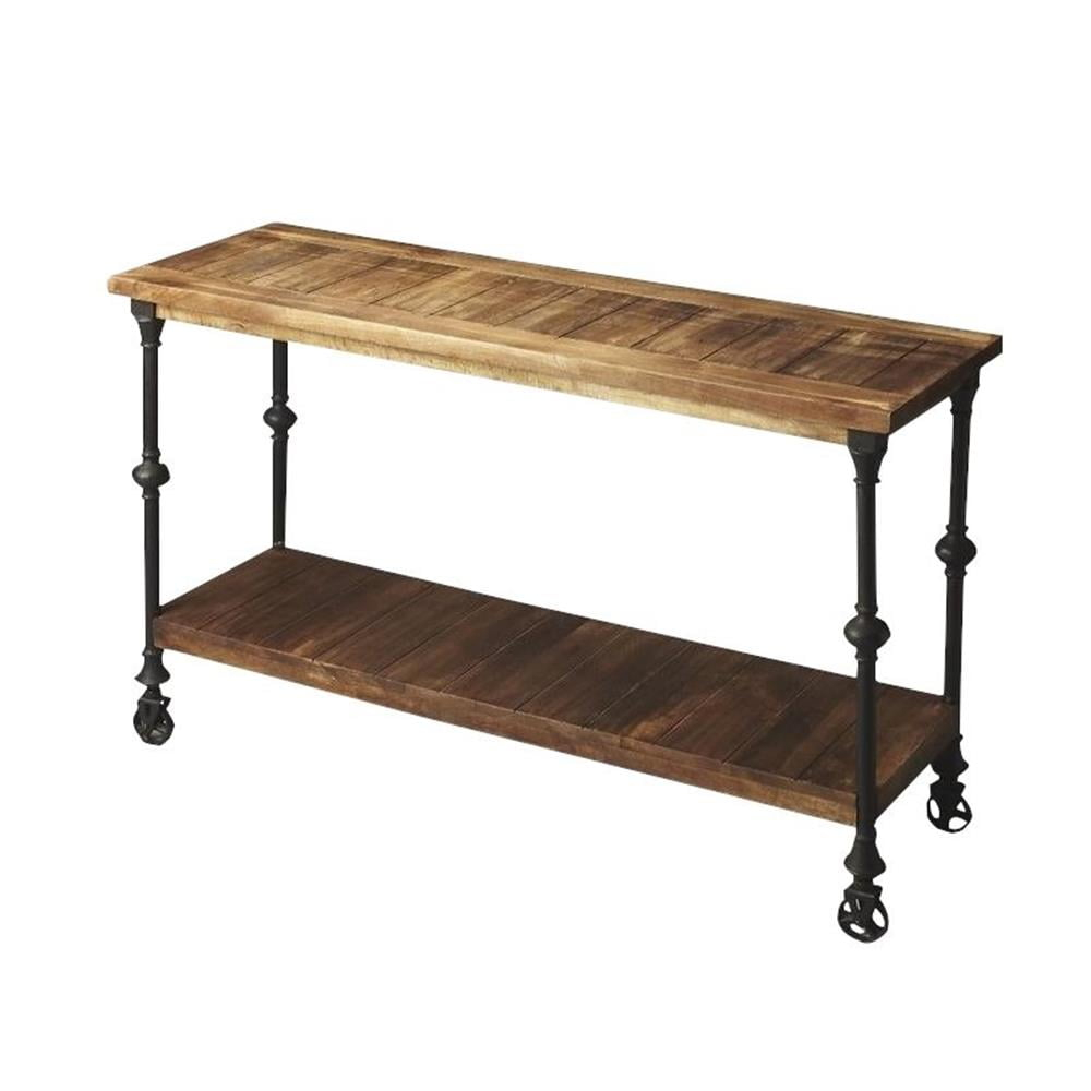Butler Specialty Artifacts Industrial Chic Fontainbleau Metal Console Table