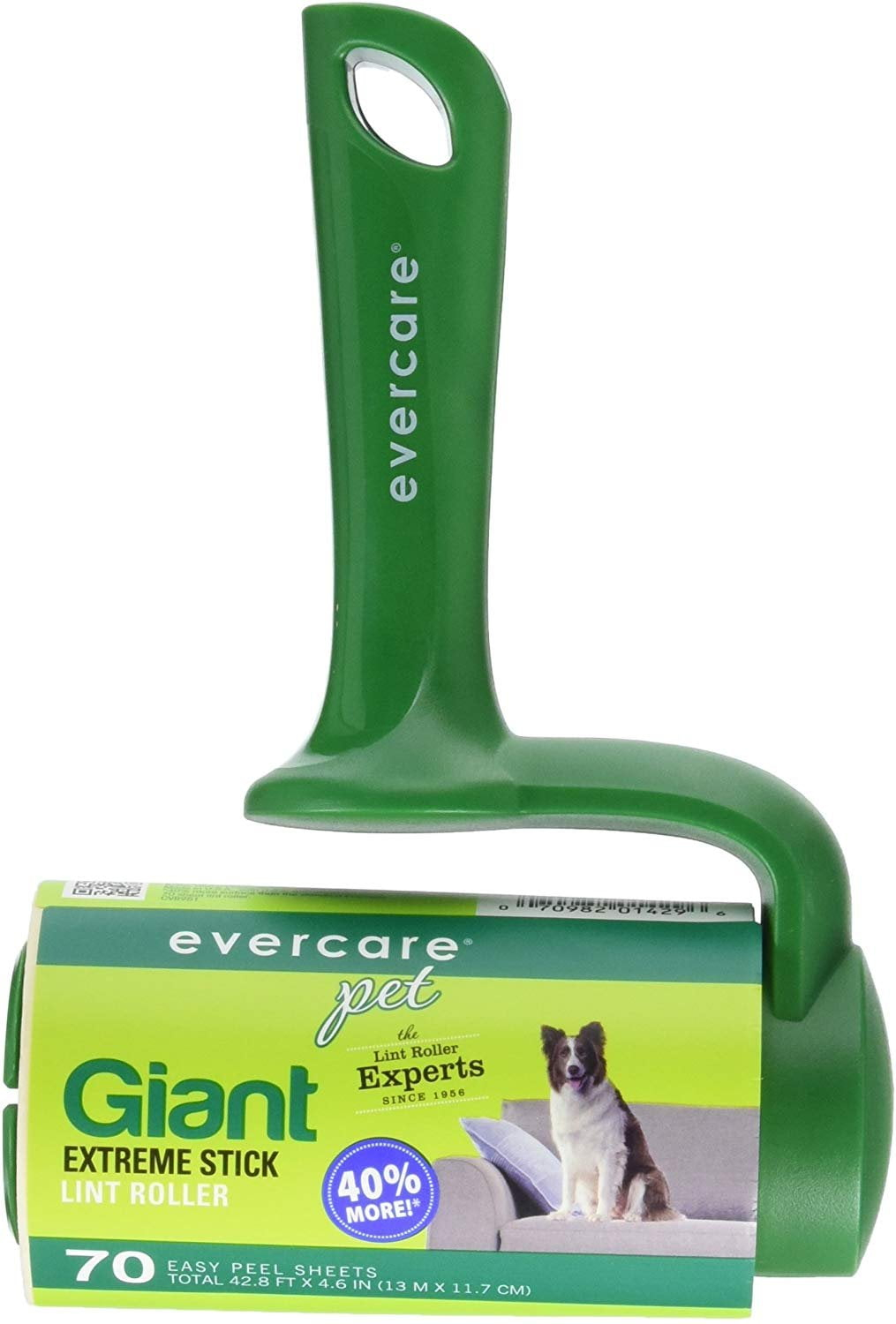 Evercare Pet Extreme Stick Lint Roller, Giant, 70 Sheets