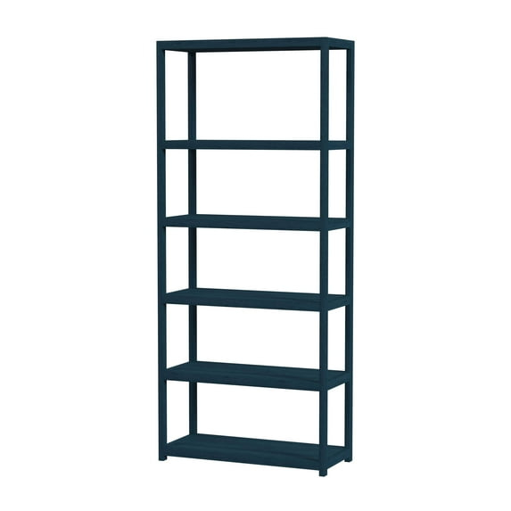 Butler Specialty Company Lark 5 Tier 30Wx75H Etagere Bookcase - Navy Blue