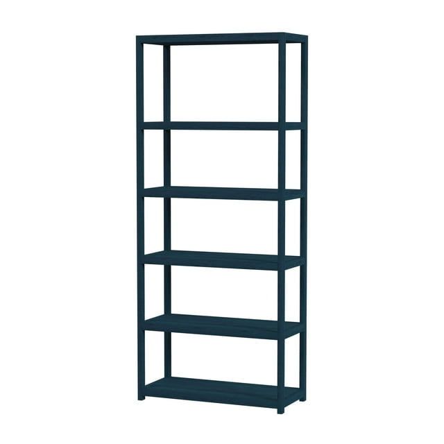 Butler Specialty Company Lark 5 Tier 30Wx75H Etagere Bookcase - Navy Blue