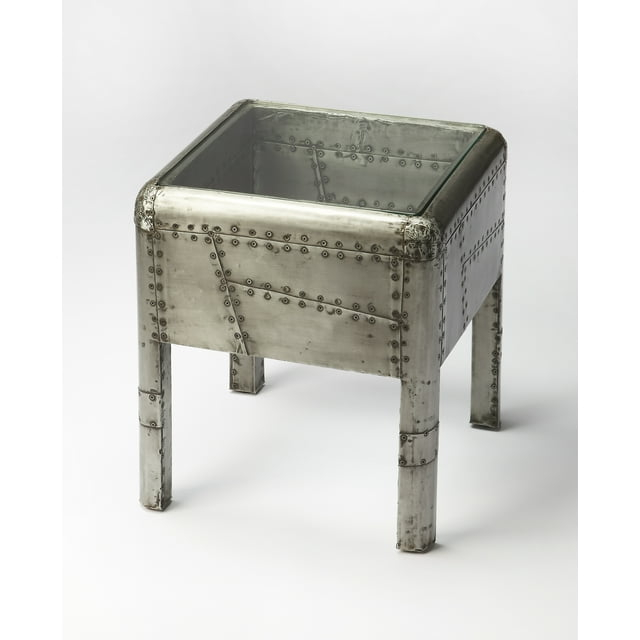 Butler Specialty Company Midway Aviator Metal End Table - Gray