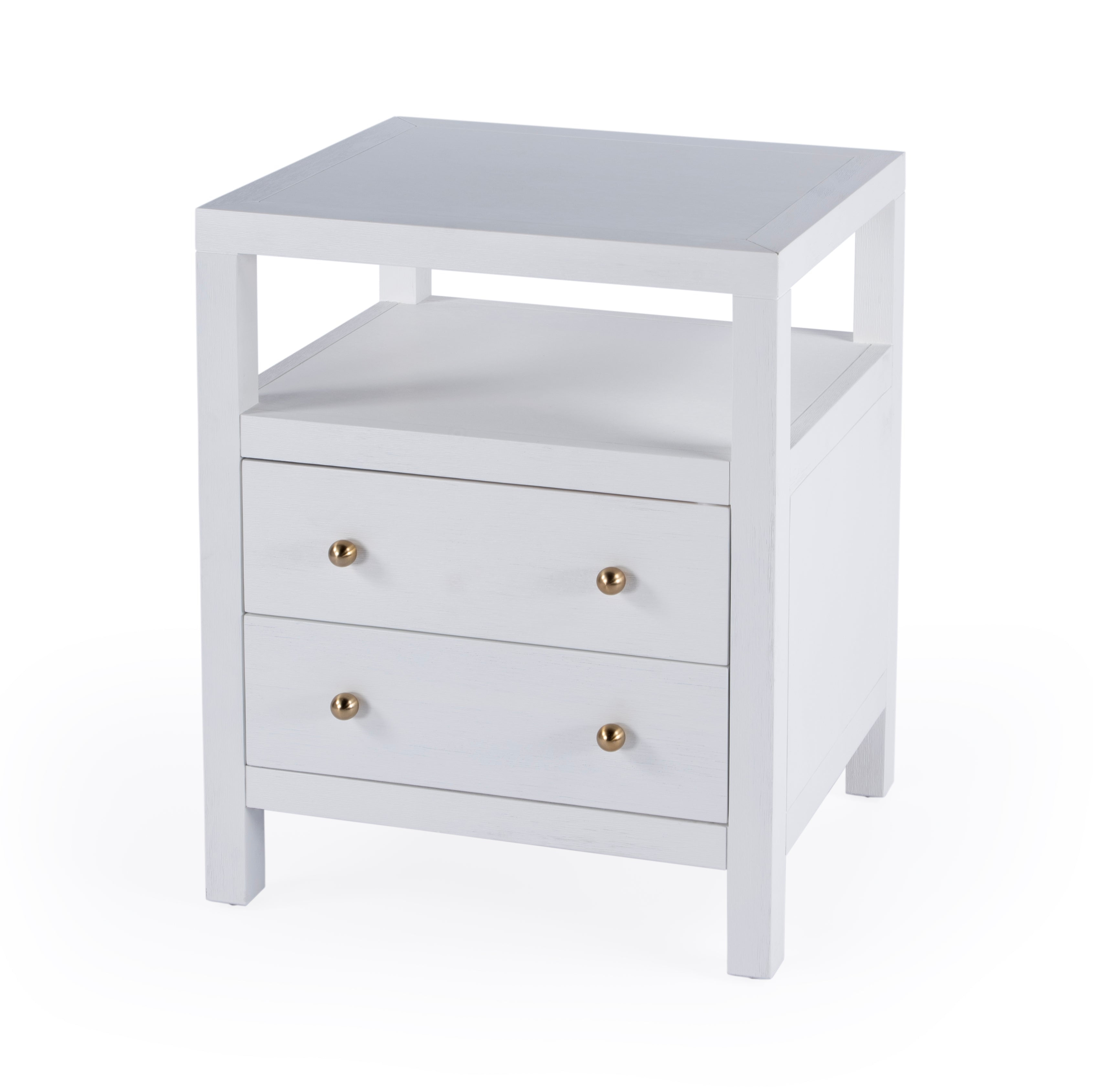 Butler Specialty Company Nora 2-Drawer Nightstand - White