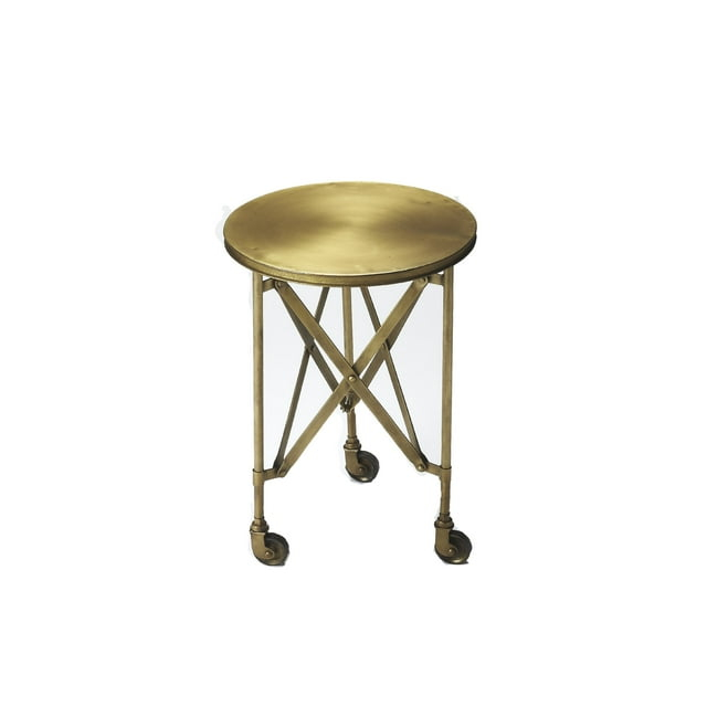 Butler Specialty Industrial Chic Costigan End Table In Antique Gold