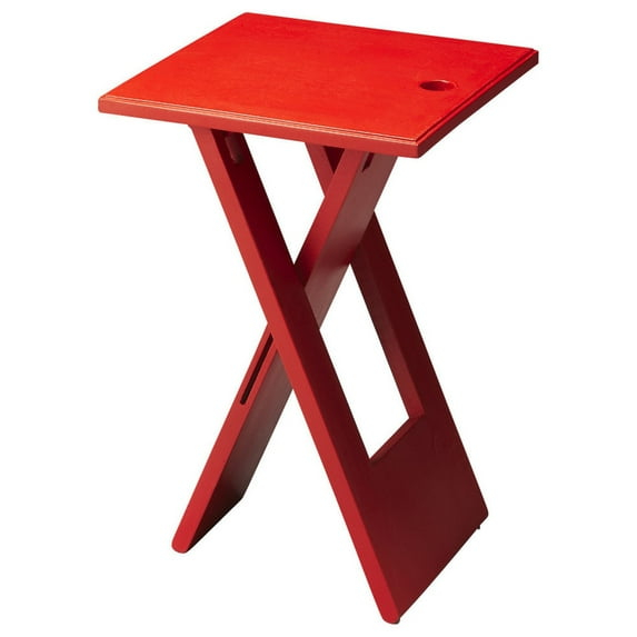 Butler Hammond Red Folding Table