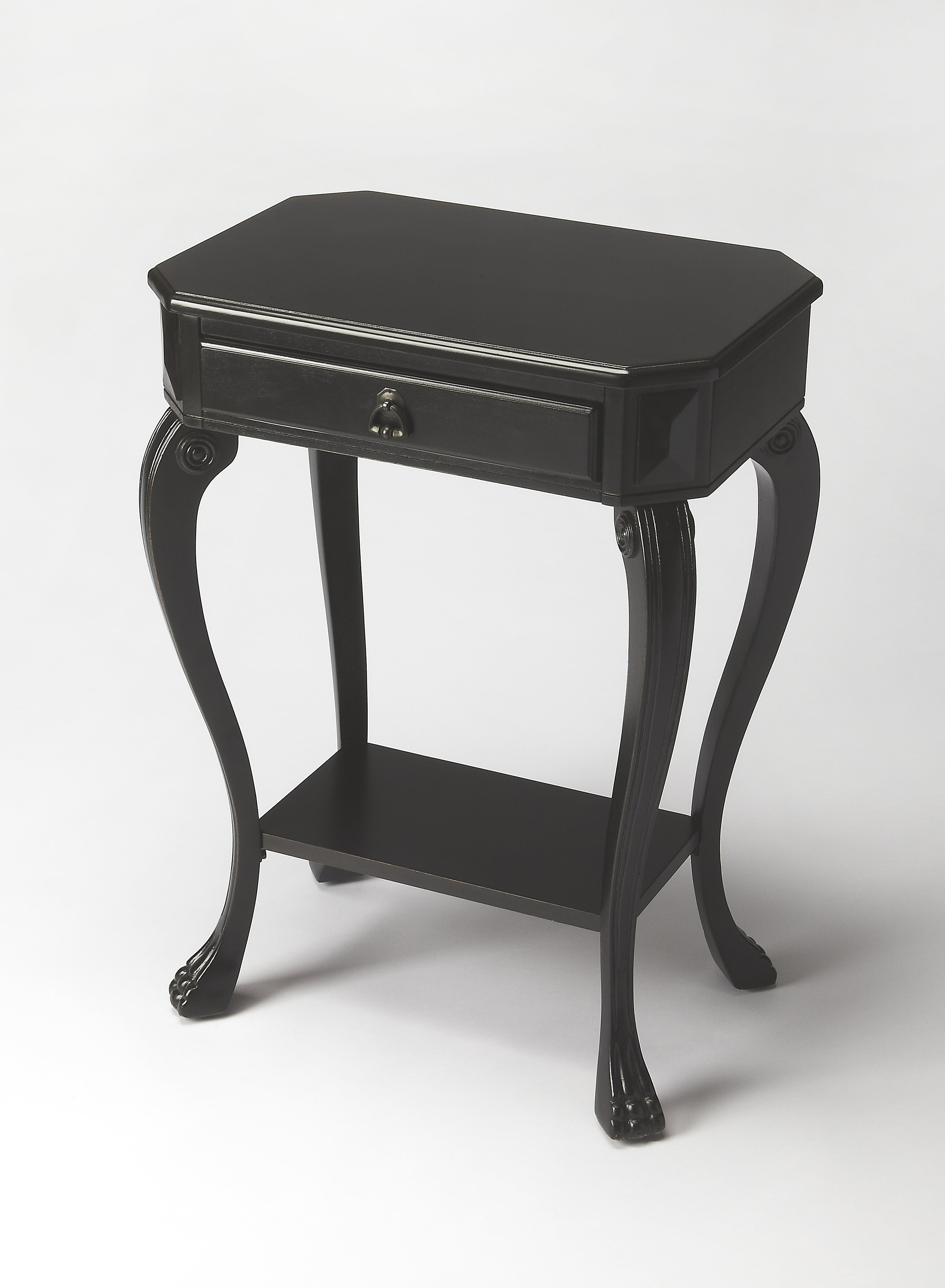 Butler Specialty Masterpiece Channing Console Table In Black Licorice