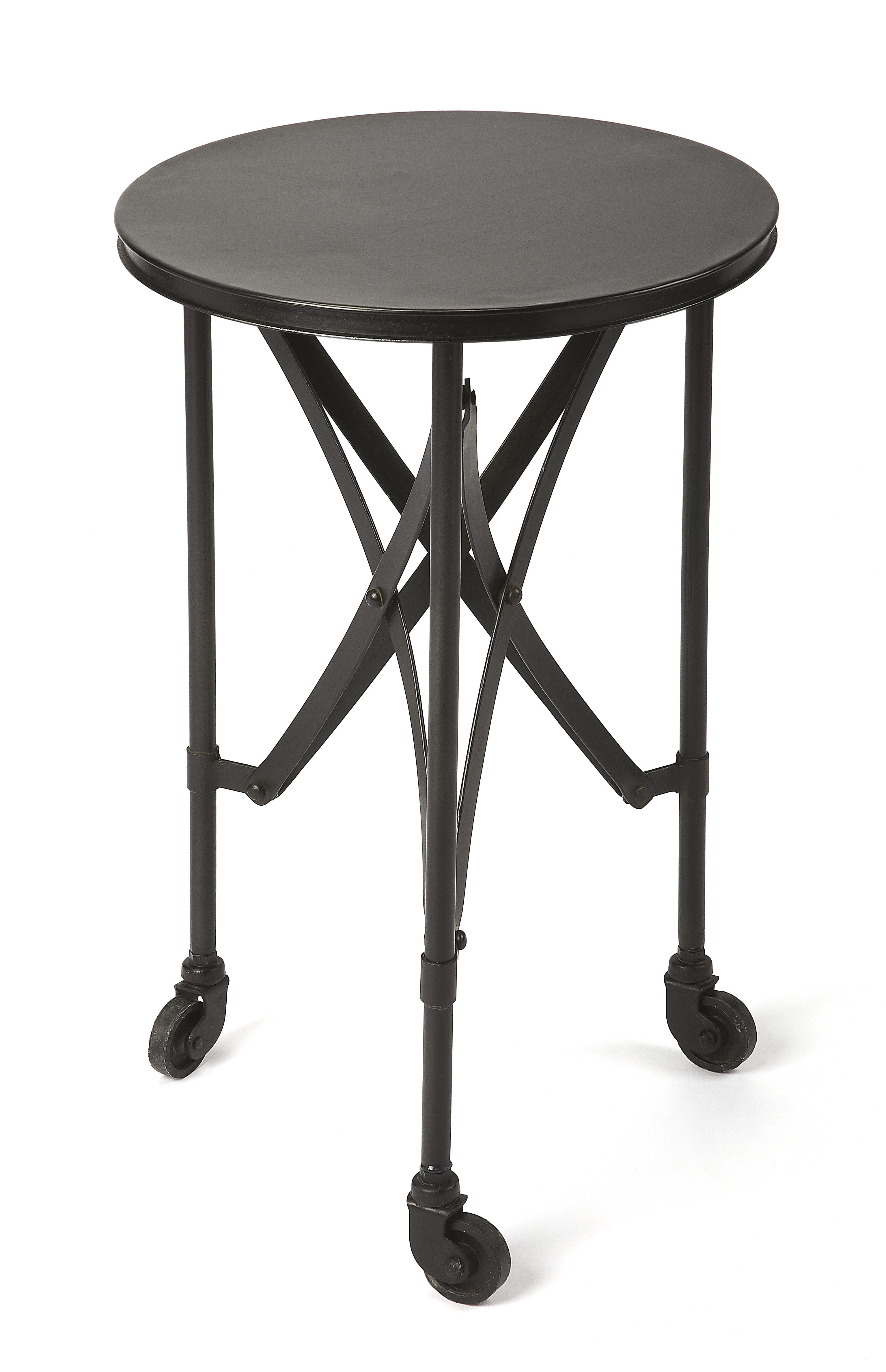 Butler Specialty Metalworks Round Iron Accent Table In Black