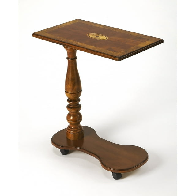 Butler Specialty Mobile Tray Table In Olive Ash Burl