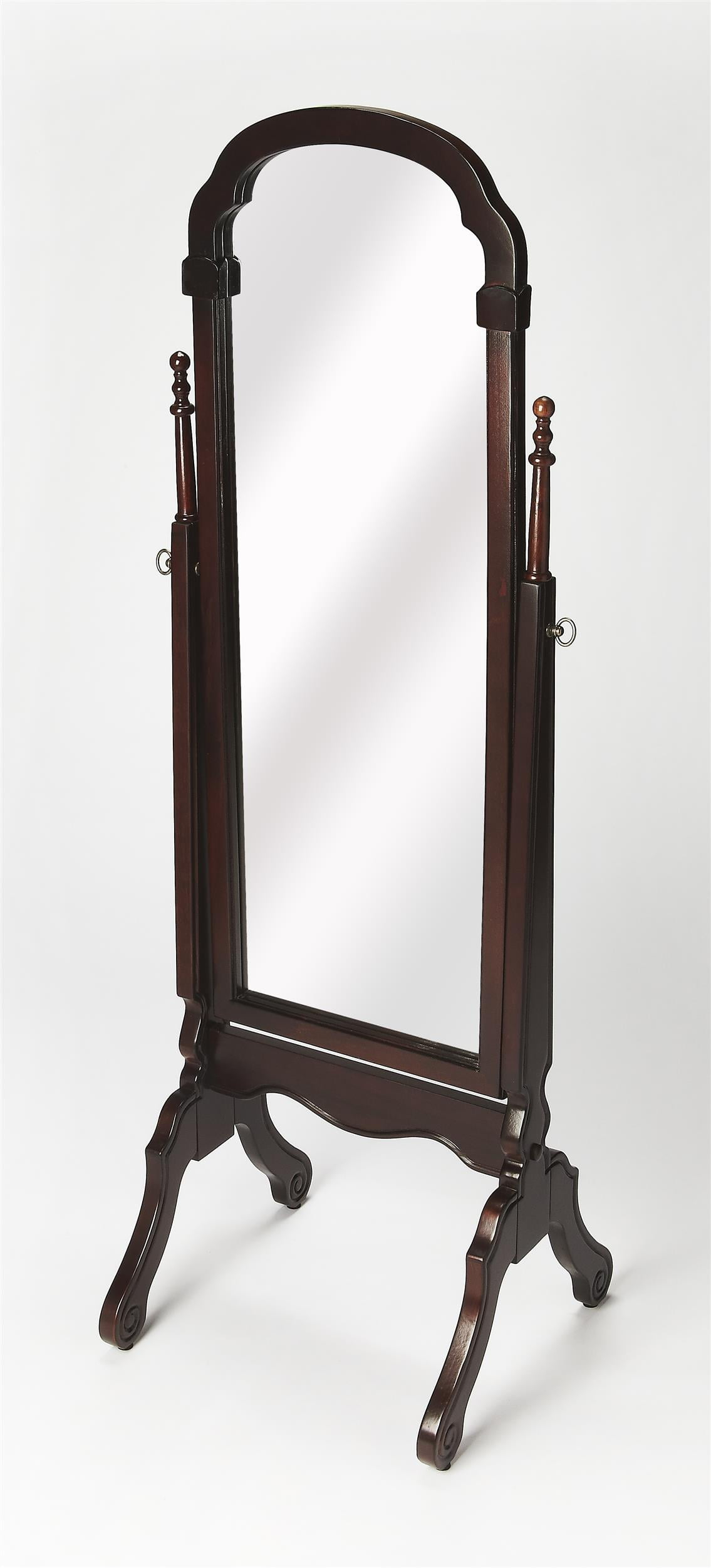 Butler Specialty Traditional Cheval Mirror In Plantation Cherry