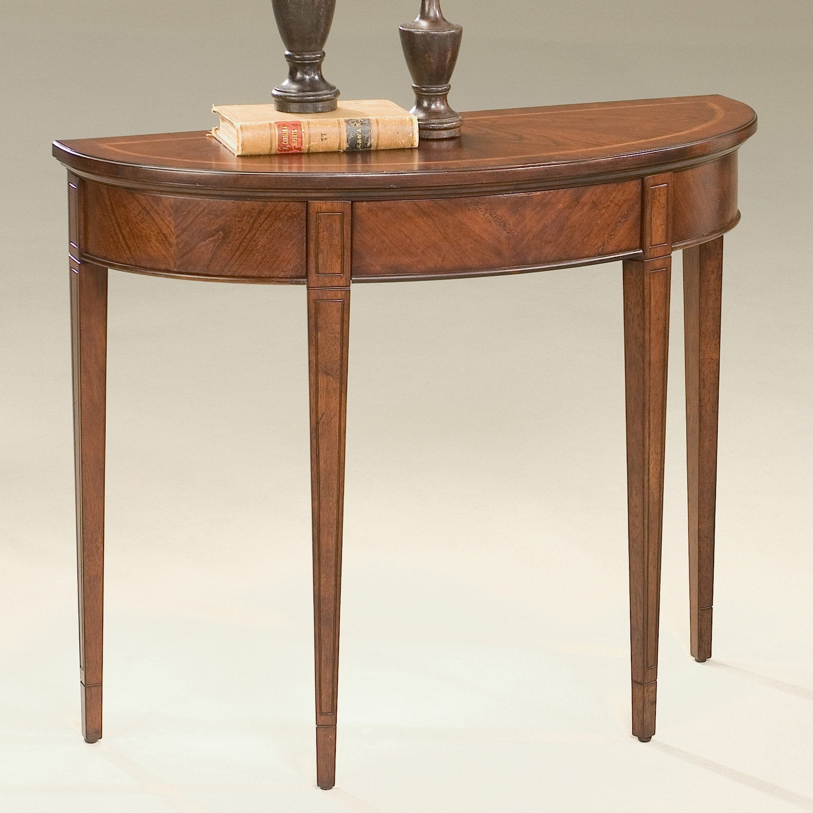 Butler Specialtycompany Hampton Demilune Wood  Console Table - Cherry