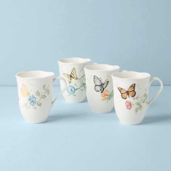 Lenox Butterfly Meadow 4-Piece Mug Set (Set of 4)