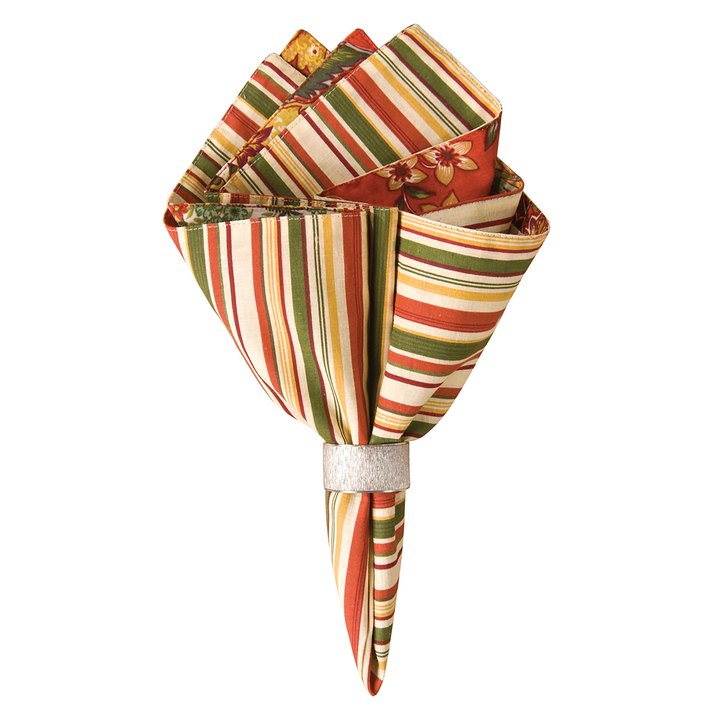 C&F Home Florentine Cotton Reversible Napkin Set of 6