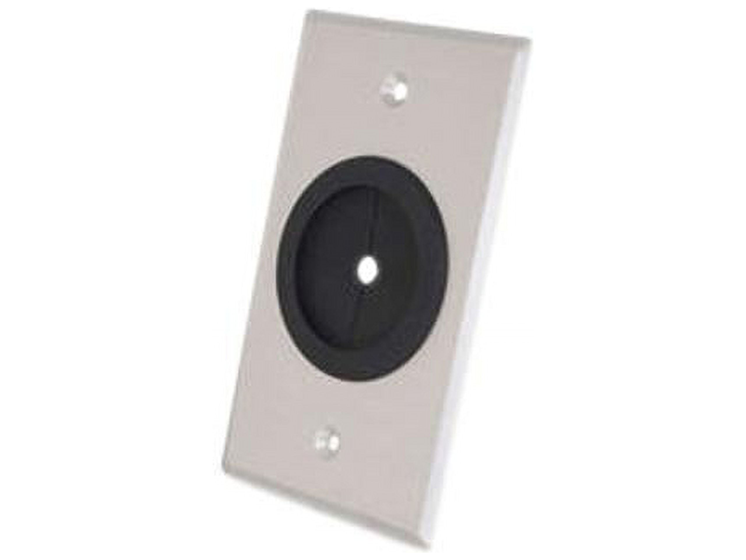C2G 40489 1.5in Grommet Cable Pass Through Single Gang Wall Plate