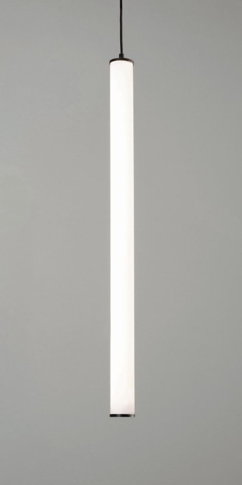 AFX Caden 36-inch LED Pendant with White Acrylic Black N/A N/A