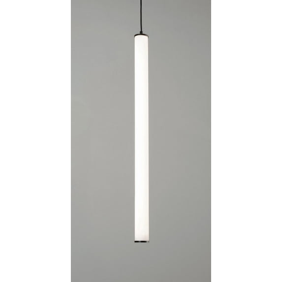 AFX Caden 36-inch LED Pendant with White Acrylic Black N/A N/A