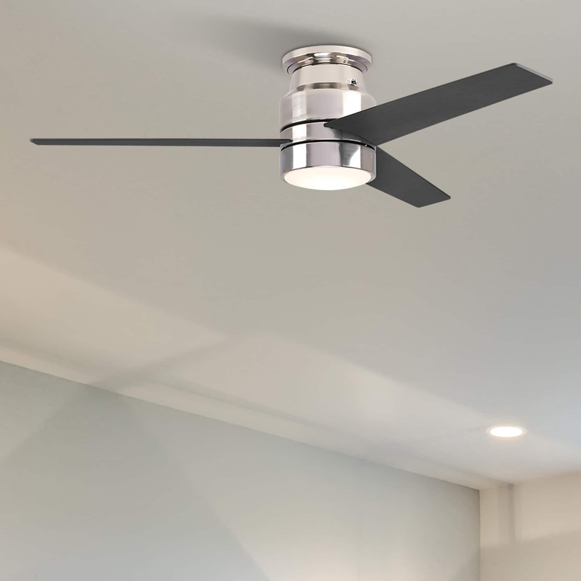 CARRO Aurora 52-inch Indoor Smart Ceiling Fan with Wall Control, Light Kit Included, Works with Alexa/Google Home/Siri