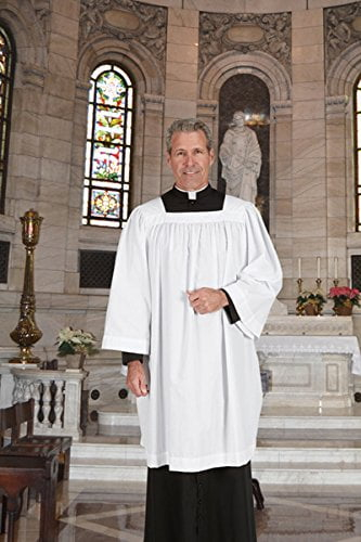 RJ Toomey 886 Clergy Square Neck Surplice-X-Large