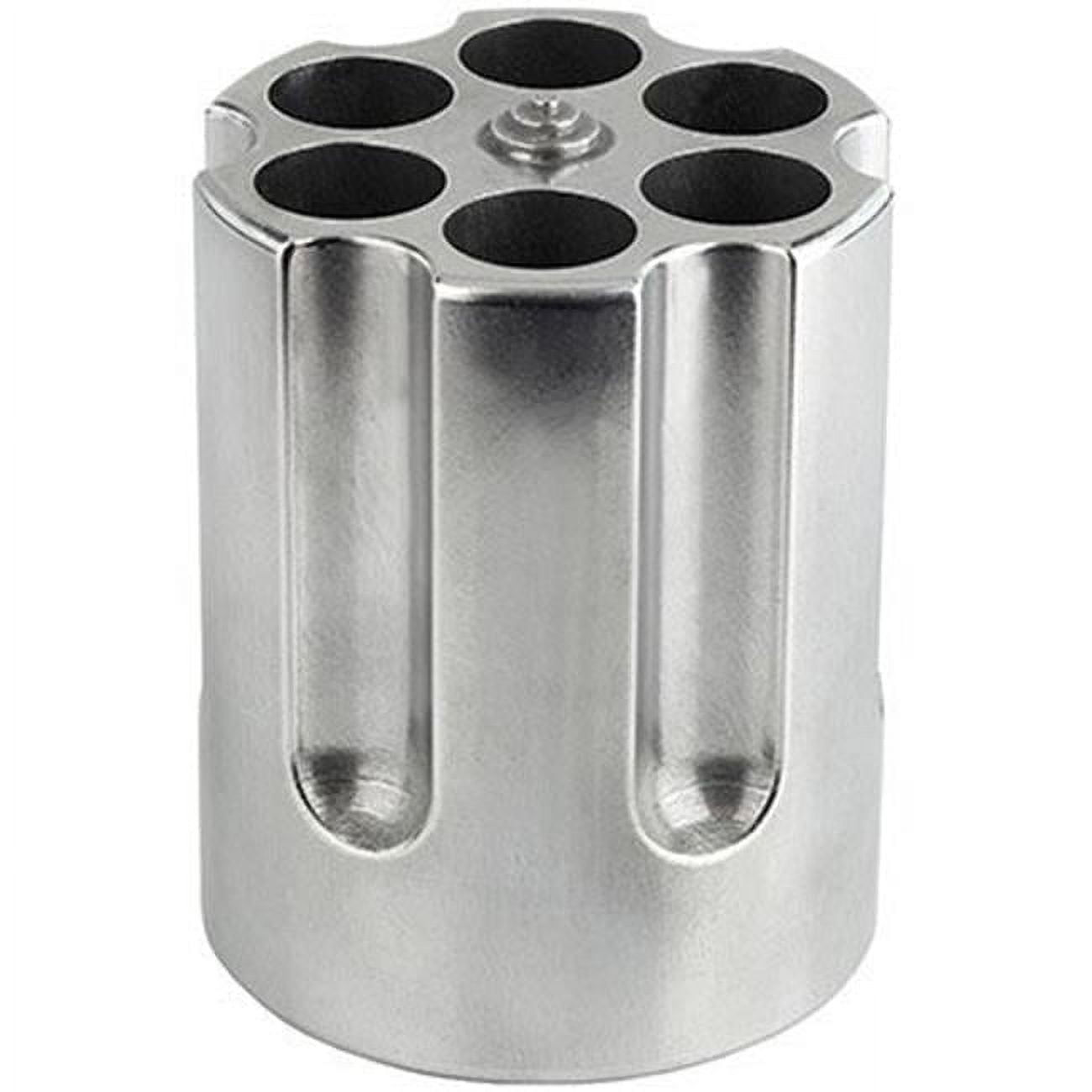 CBG CBG-1007 Portalápices con Cilindro de Revólver Aluminio Fundido&44; Plata