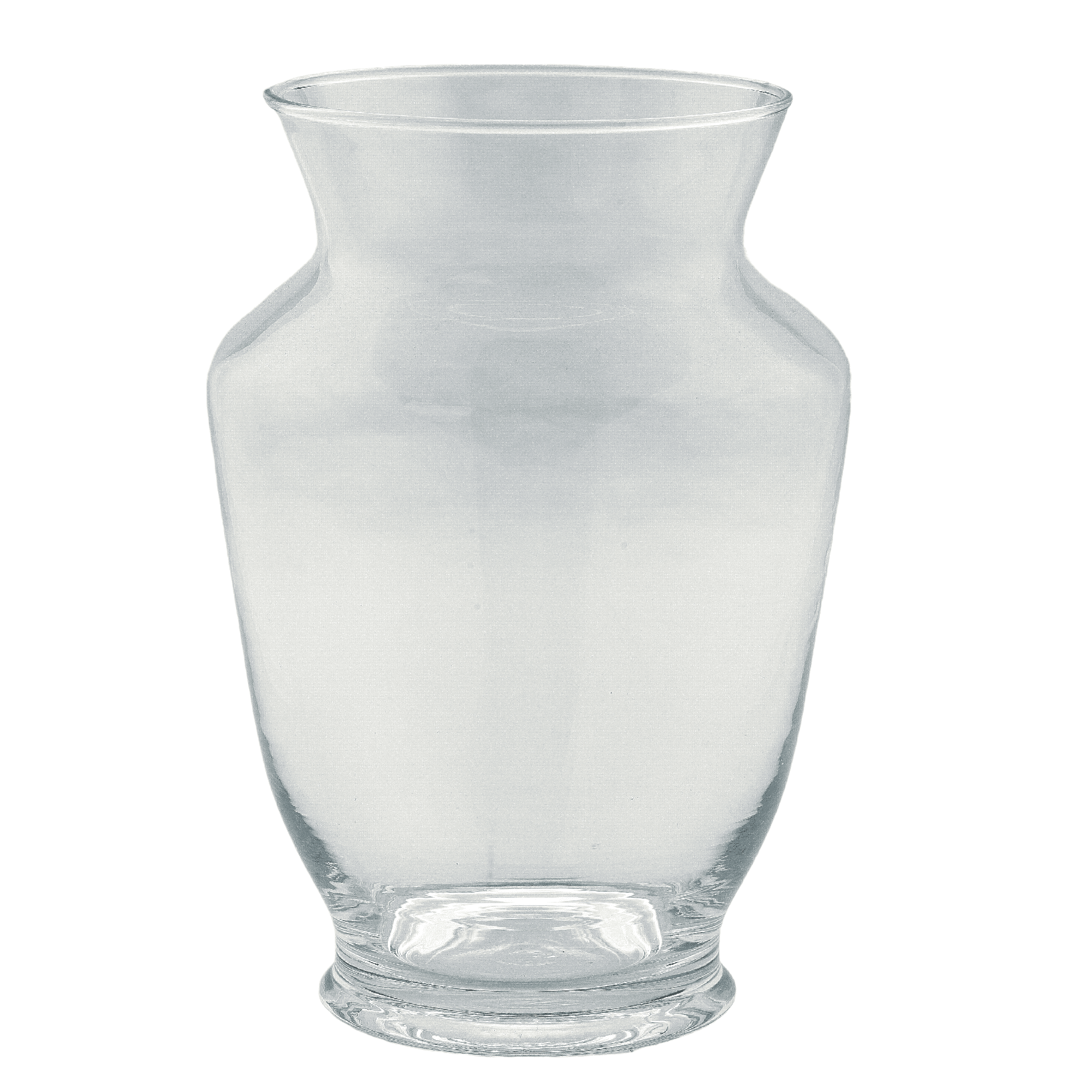 CC Home Furnishings 8" Clear Glass Flower Bud Vase
