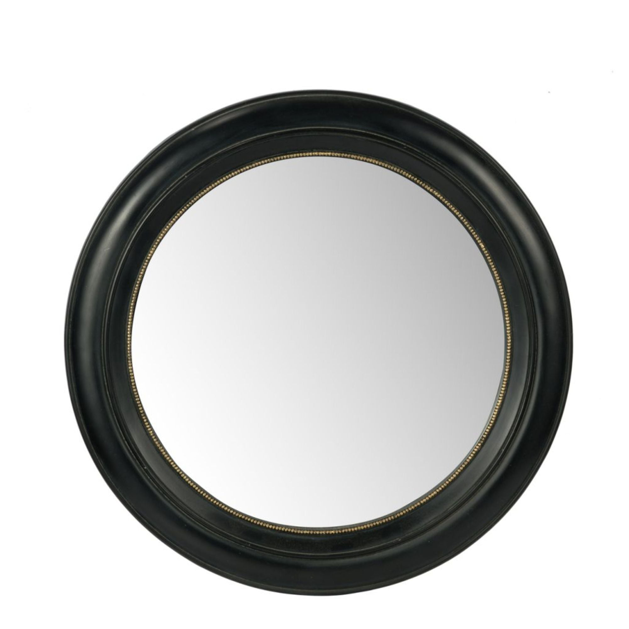 CC Home Furnishings Distressed Round Framed Wall Mirror - 23.5"