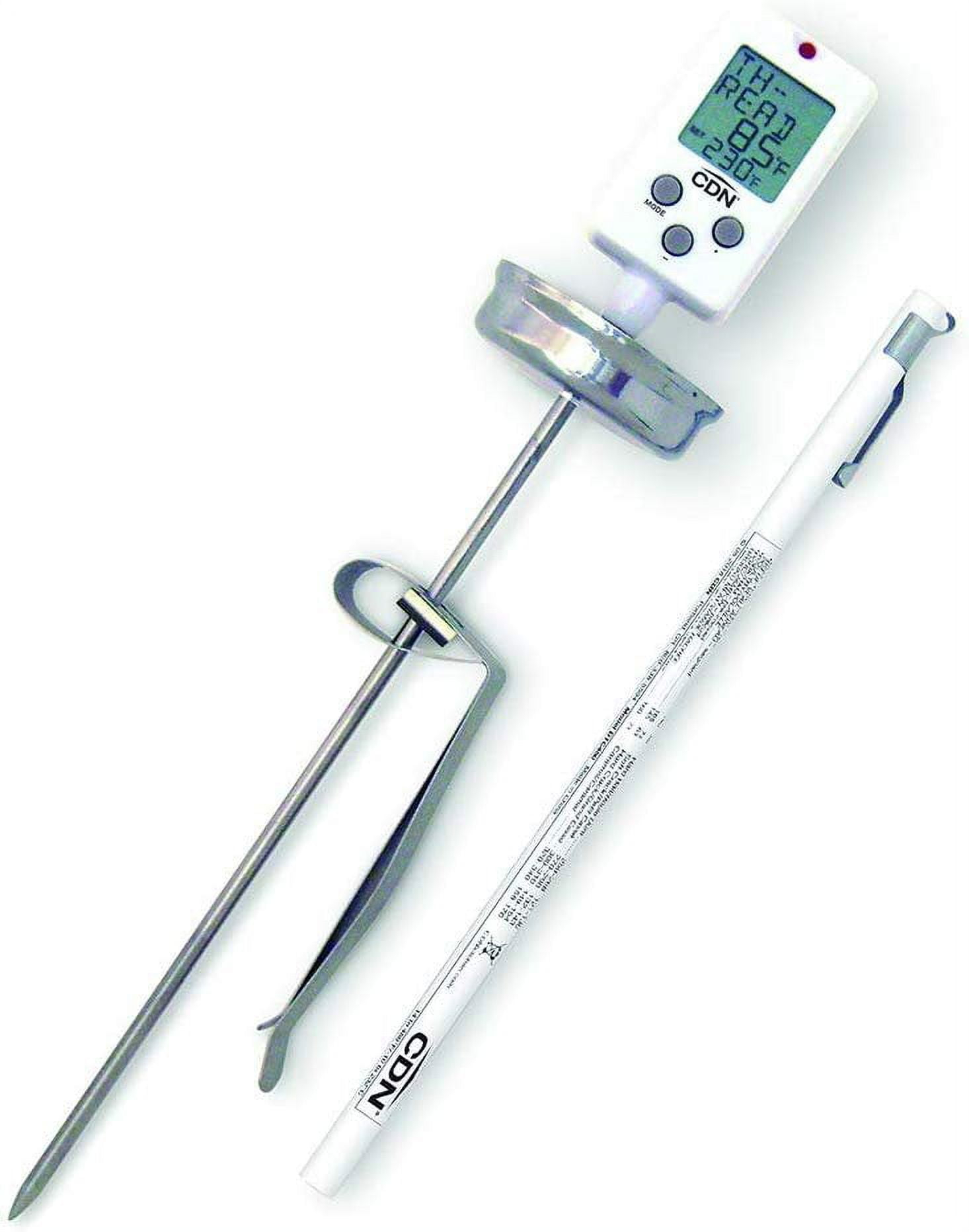 CDN DTC450 Candy and Deep Fry Digital Thermometer, Pre-Programmed & Programmable