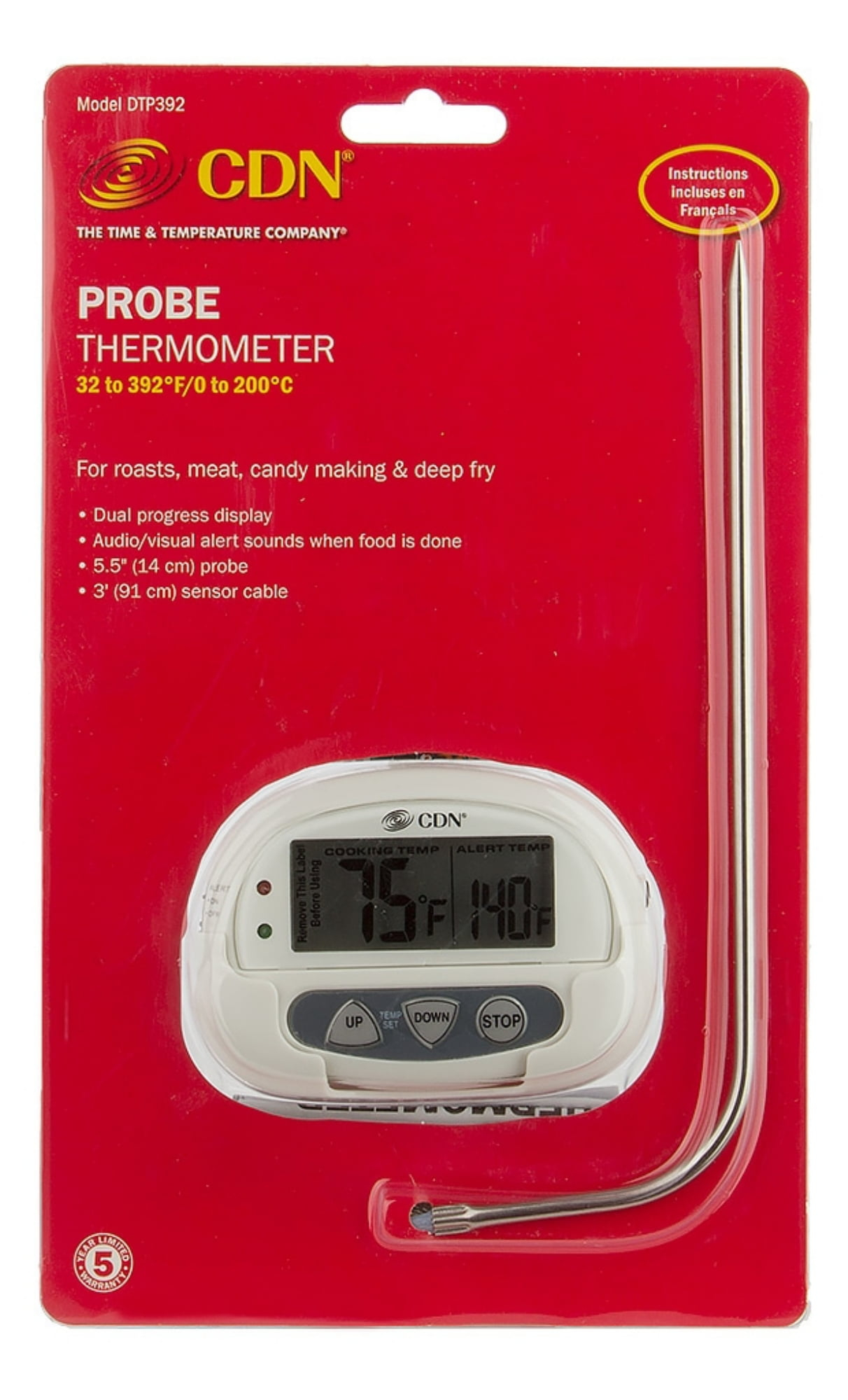 CDN DTP392 Digital Probe Thermometer