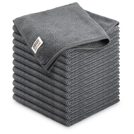 CERAKOTE Microfiber Cleaning and Application Towels (12 Pack) Durable Microfiber Material - 300 GSM Lint-Free Towel - Safe for Car, Home, Cleaning