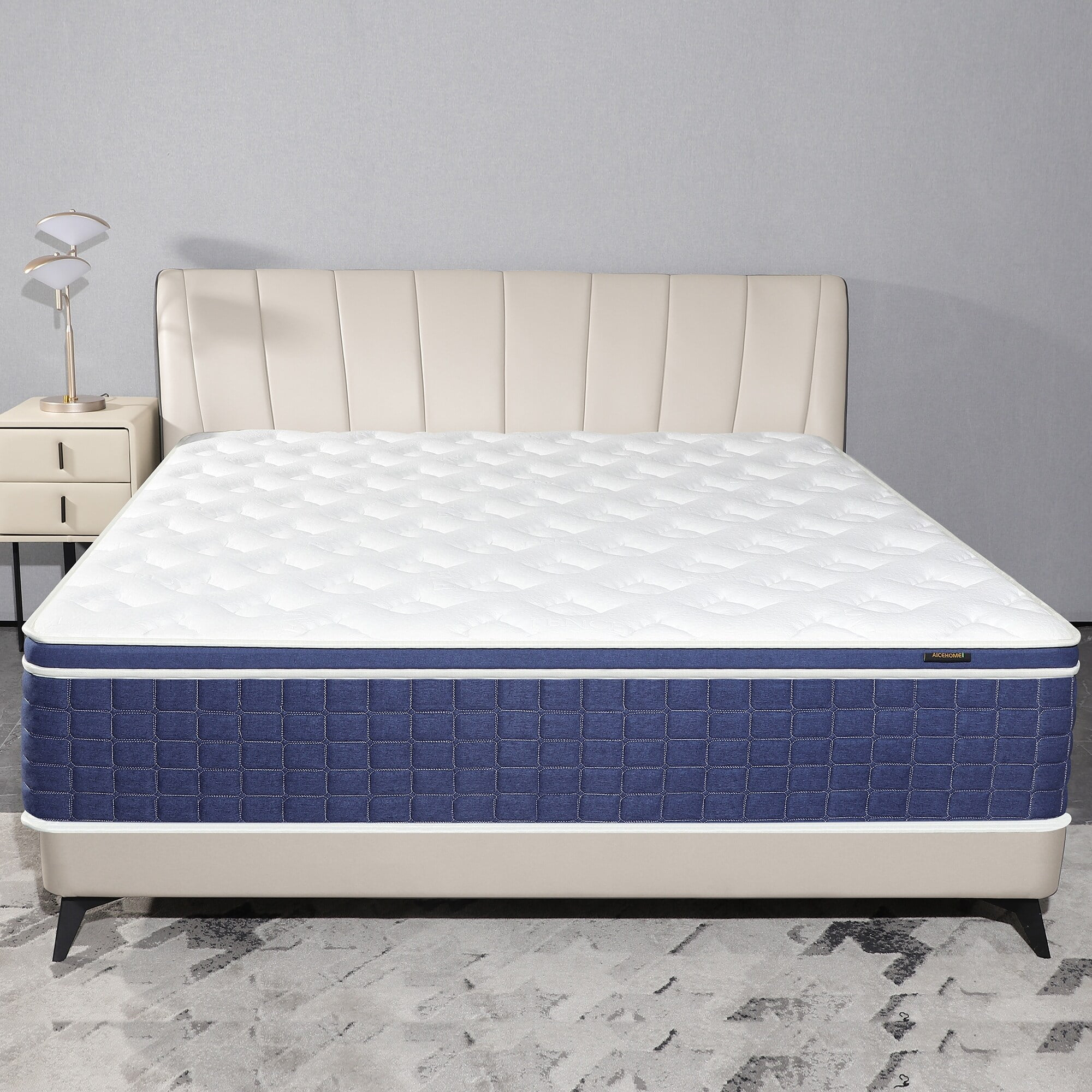 CHENVI 12 inch Medium Firm Hybrid Mattress with Individually Pocket Spring King