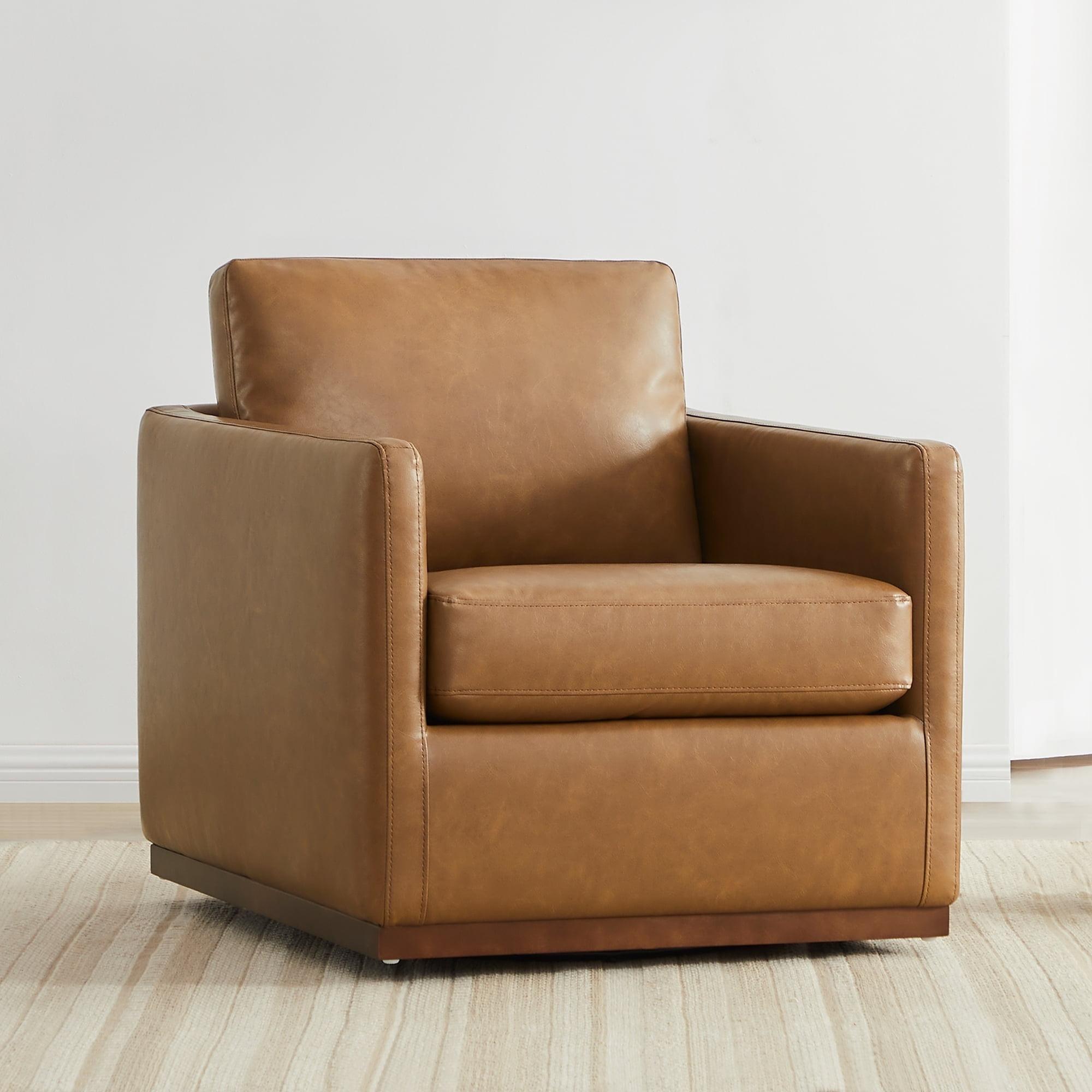 Benten Upholstered Swivel Armchair