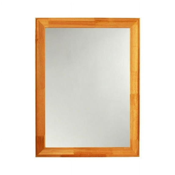 CHLOE Lighting CHLOE's Reflection Vertical Hanging Black-Wood Finish Oval Framed Wall Mirror 35" Height