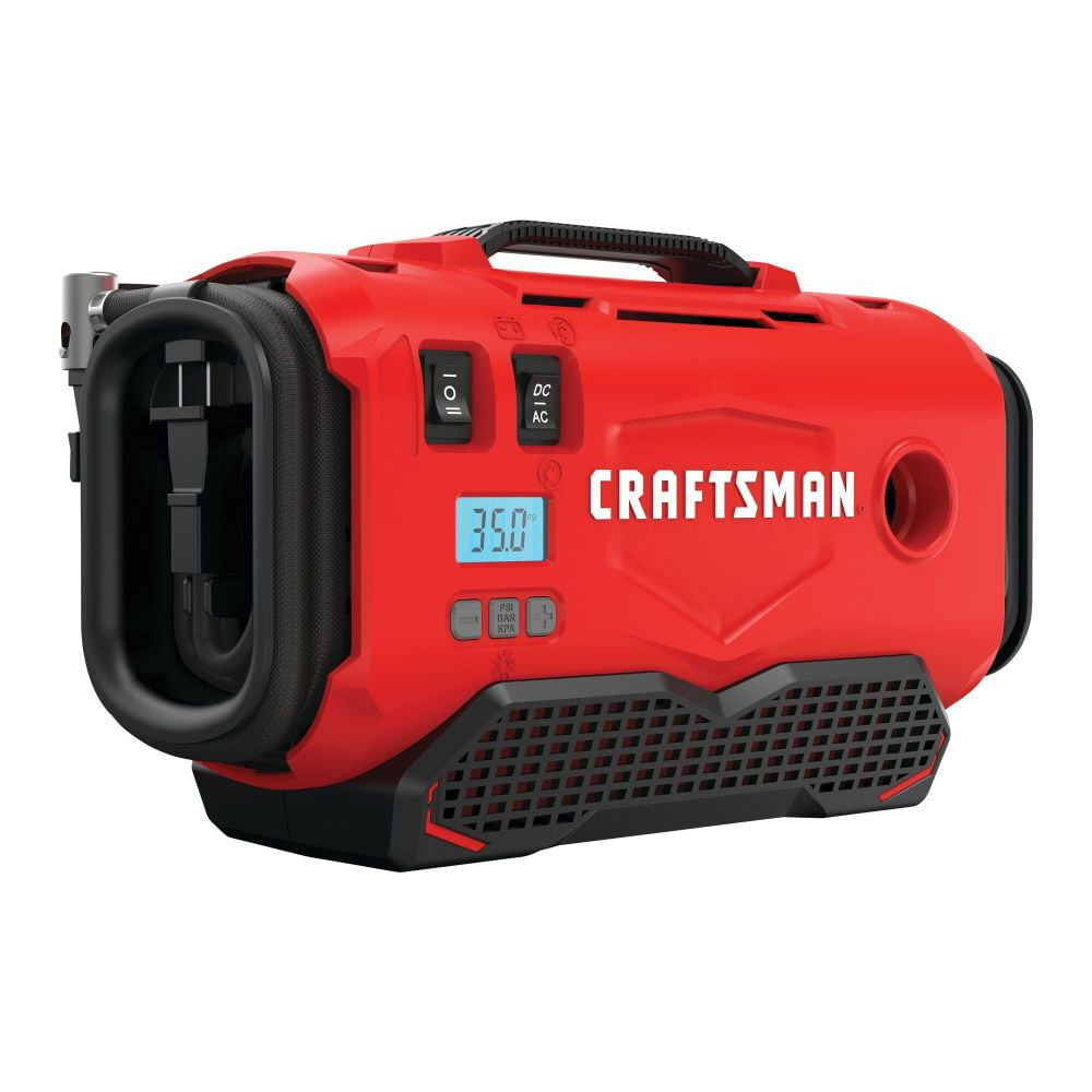 CRAFTSMAN V20 Inflator, Tool Only (CMCE520B),Red