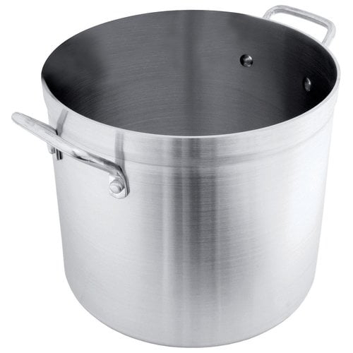 Crestware Heavy Duty Stock Pot, 30 qt, Aluminum