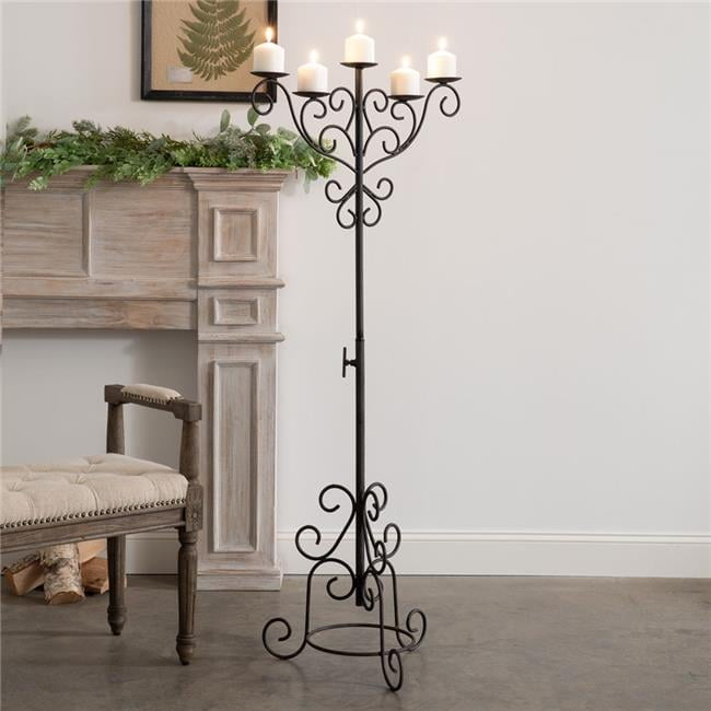CTW Home Collection 370981 Vintage-Inspired Floor Candelabra