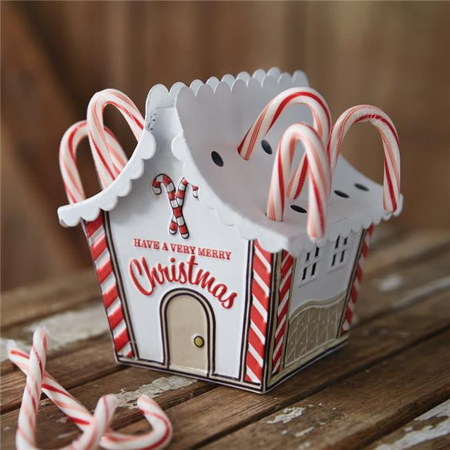 CTW Home Collection Gingerbread House Candy Cane Display