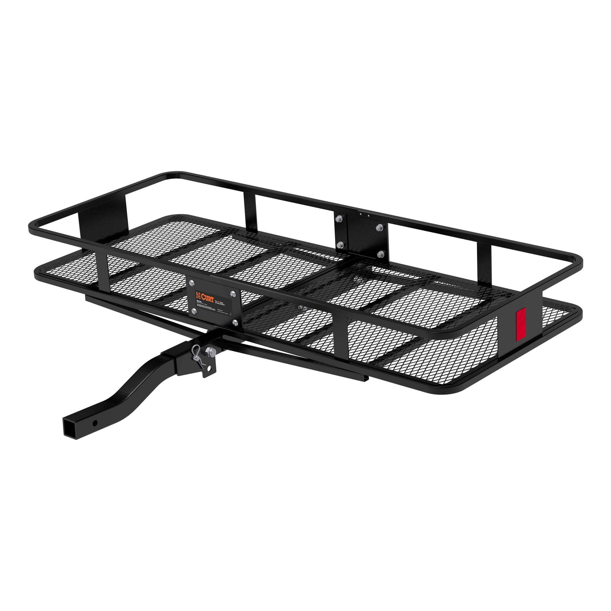 ROCKLAND Rockland 60 x 24-Inch Hitch Cargo Carrier 60-in L x 24-in W x 6-in H Steel Hitch Cargo basket