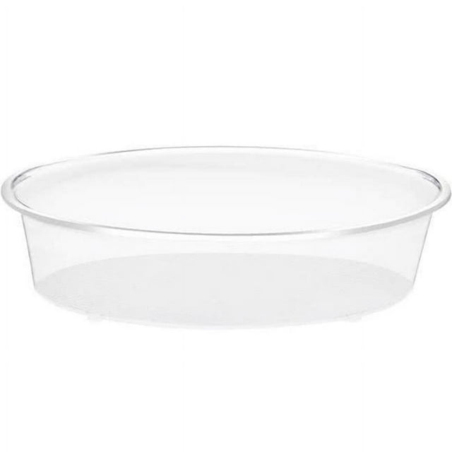 Cal Mil 316-10-12 10 in. Round Deep Tray - Clear