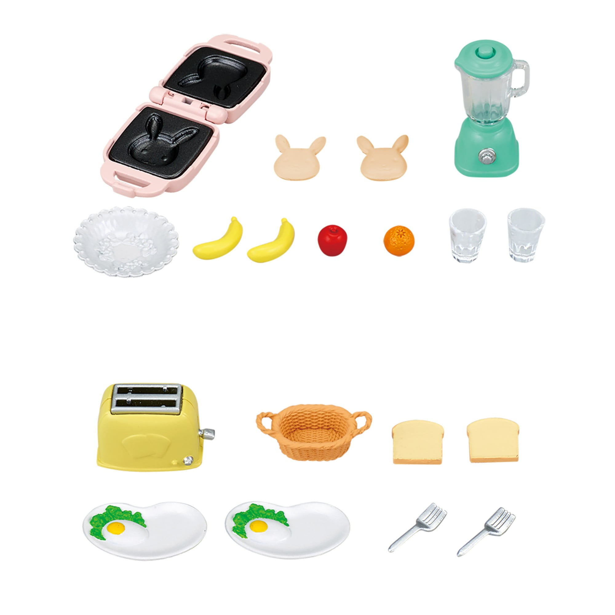 Calico Critters Breakfast Playset, Dollhouse Furniture and Accessories with "Working" Features