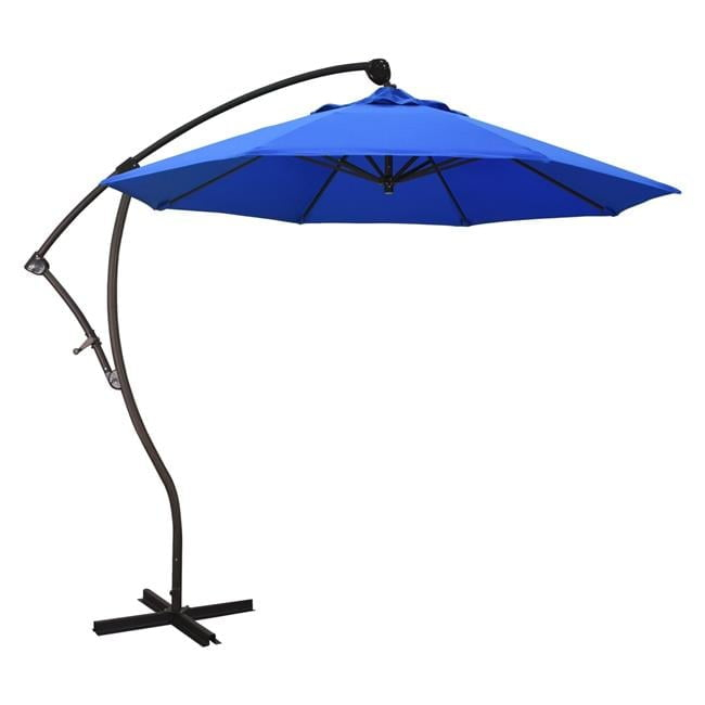 California Umbrella 9' Cantilever Umbrella in Royal Blue