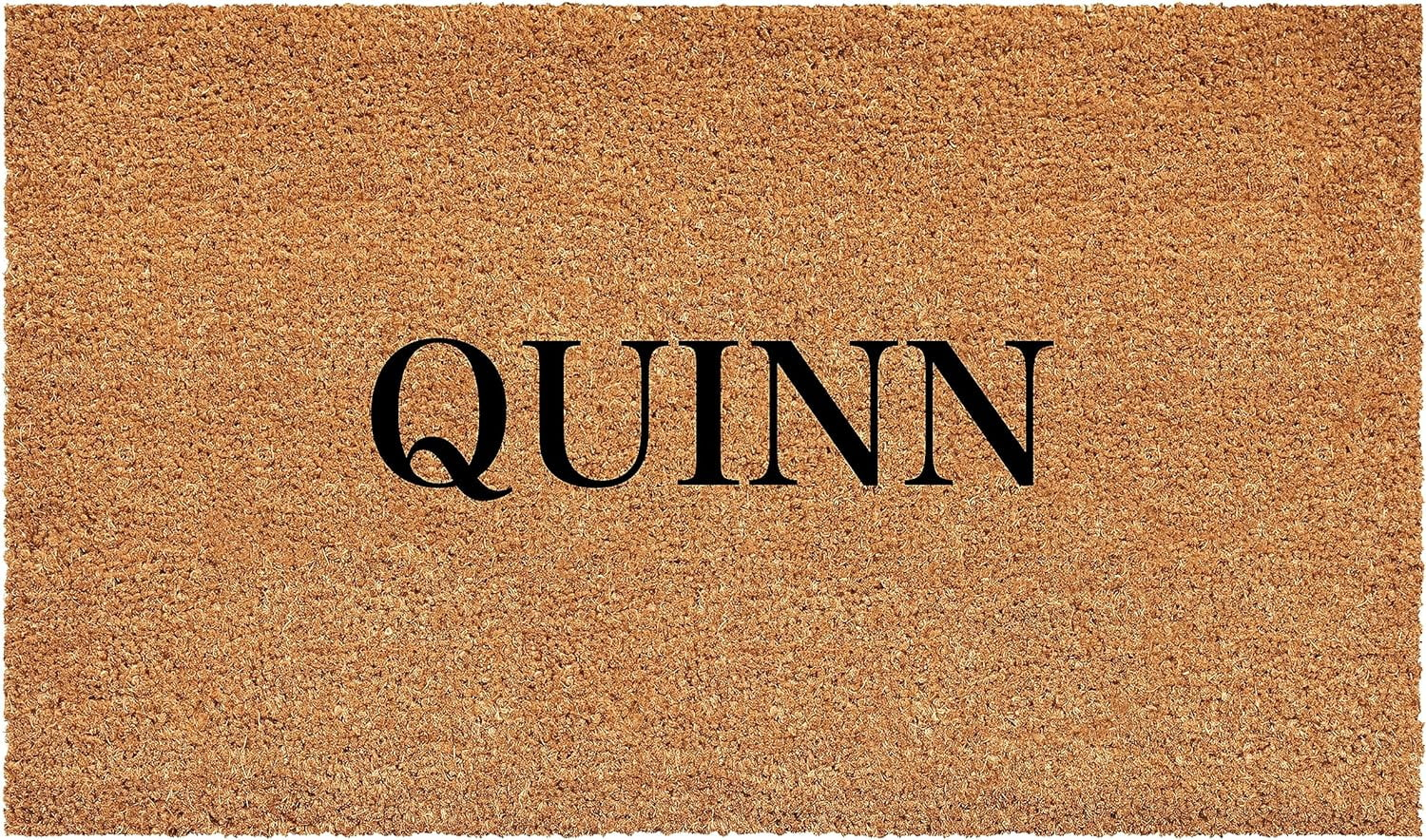 Calloway Mills 111481729 Bold Quinn Personalized Doormat 17" x 29"