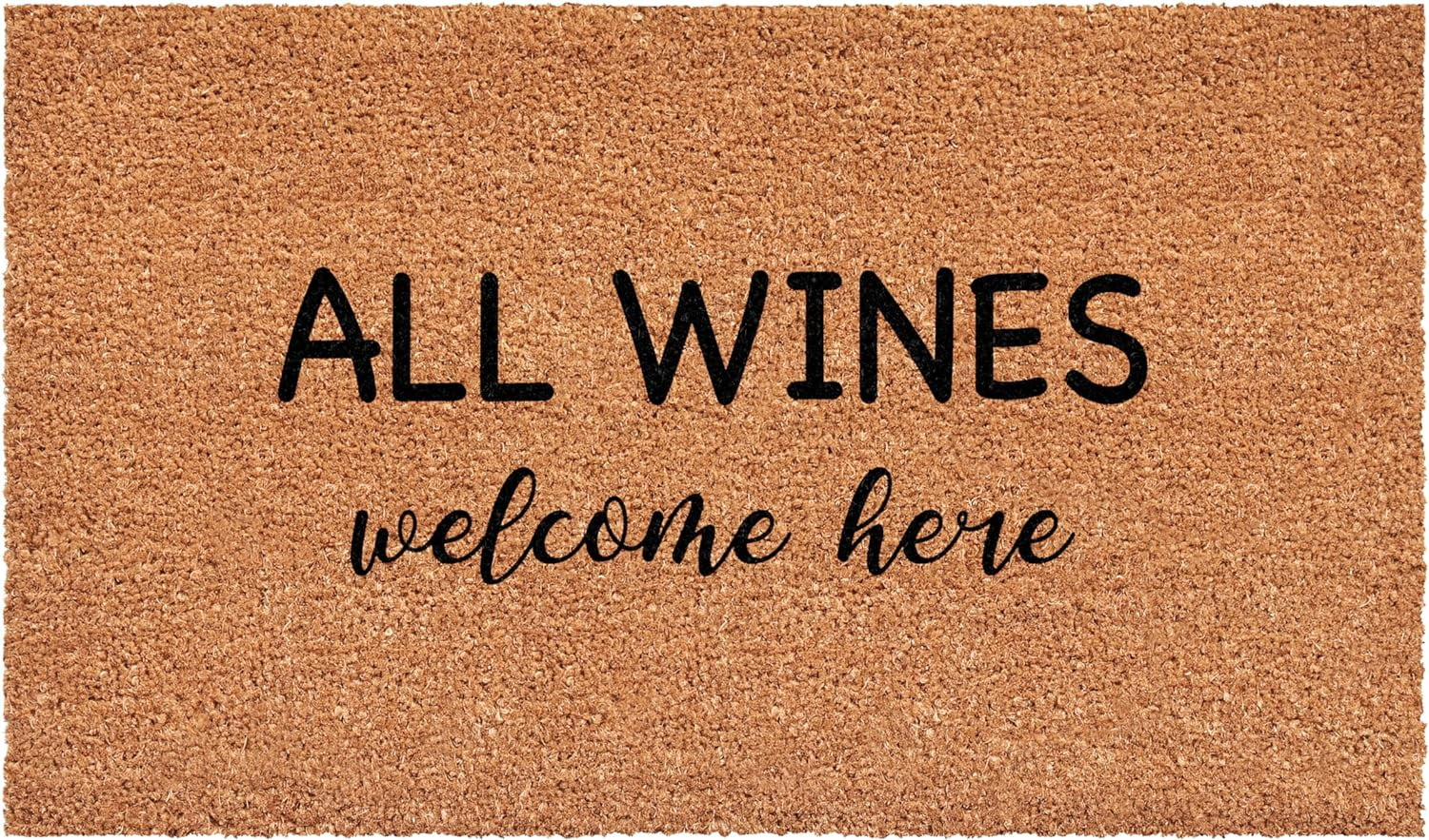 Calloway Mills 113481729 All Wines Welcome Here Doormat 17" x 29"