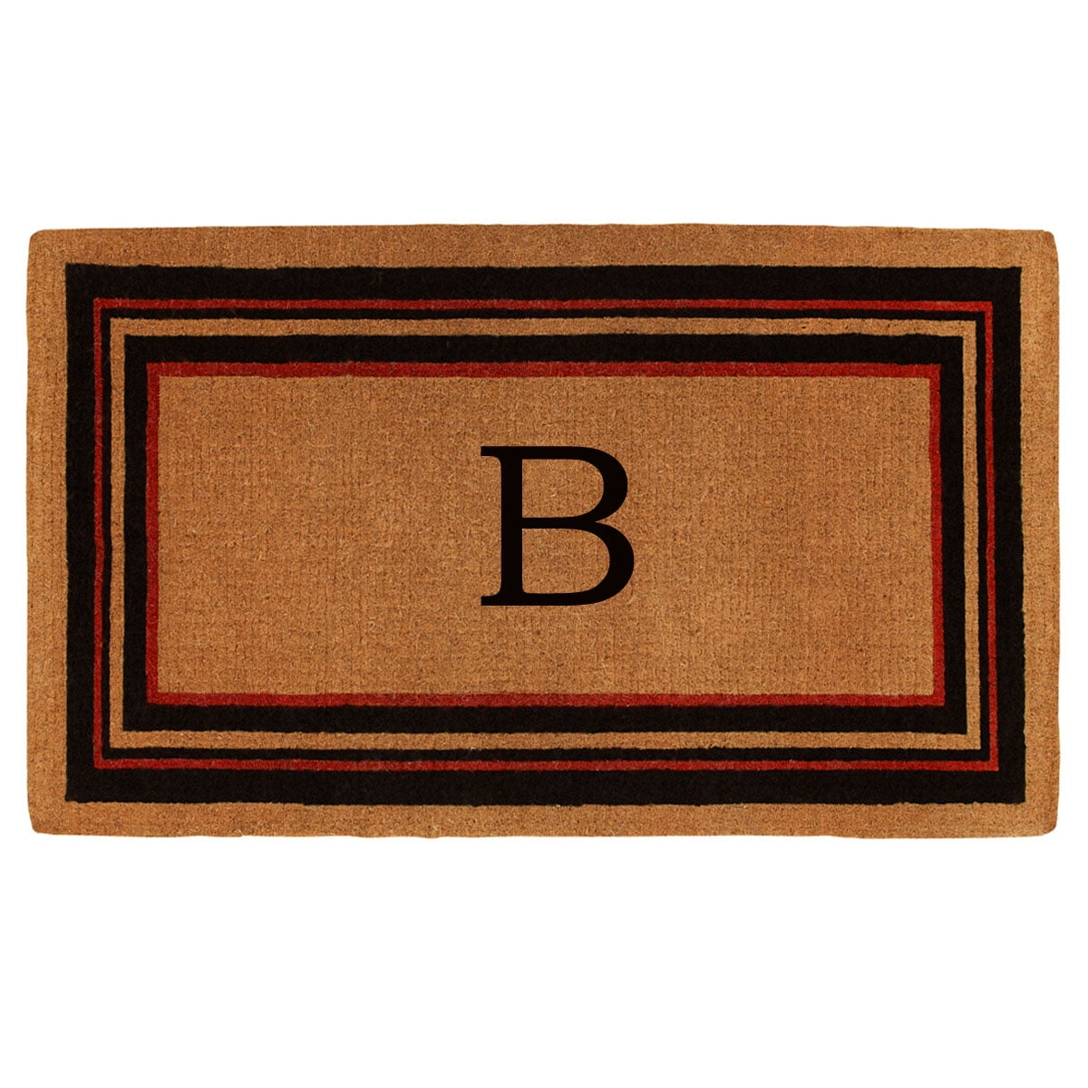 Calloway Mills Calloway Mills Esquire Monogram Outdoor Doormat, Extra-thick 2' x 3' (Letter B)
