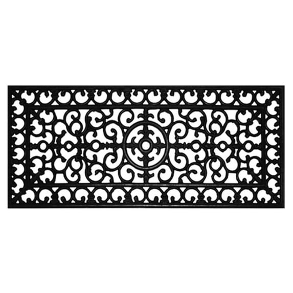 Calloway Mills Fleur De Lis Outdoor Rubber Doormat, 18" x 30"