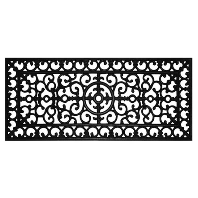 Calloway Mills Fleur De Lis Outdoor Rubber Doormat, 18" x 30"