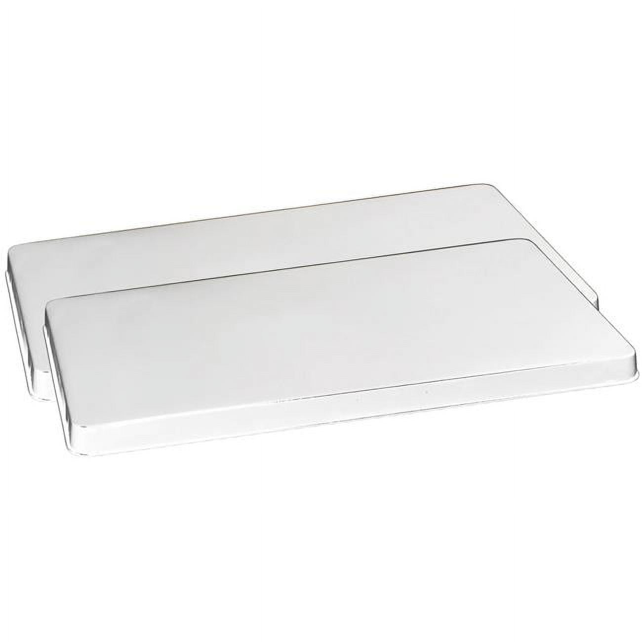 Calypso Basics, Tin Rectangular Burner Cover Set of 2, White