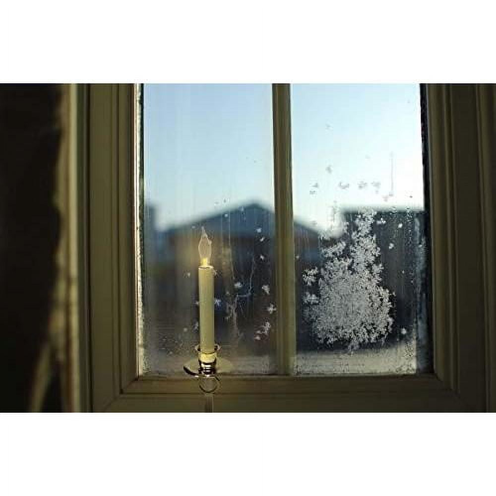 IMC Cambridge Electric Candle with 3" Bracket Steady Lighting, Brass, 8in (Qty 1)