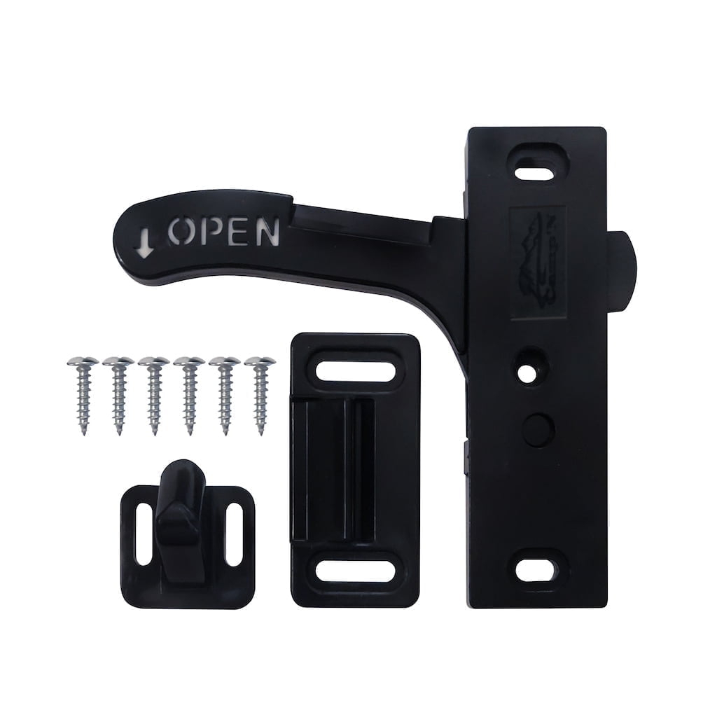 RV- Screen Door Latch Left Hand Handle Kit - Camper Motorhome Travel Trailer