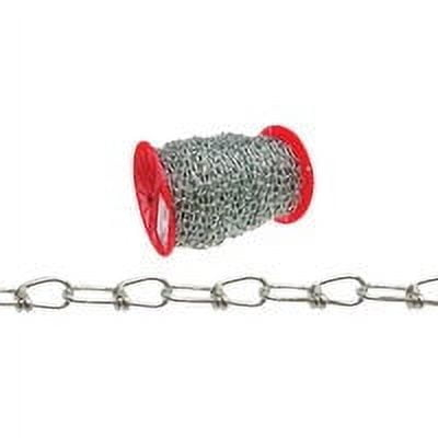 Campbell No. 2/0 Double Loop Carbon Steel Chain 9/64 in. D X 155 ft. L
