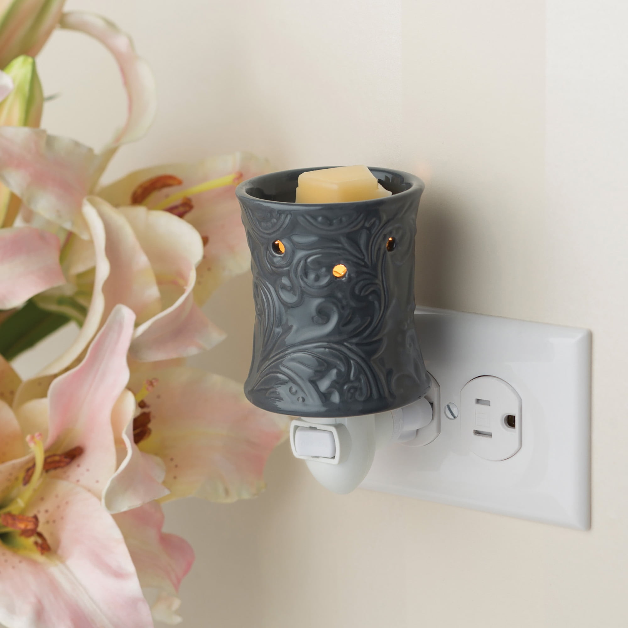 Candle Warmers Etc Pluggable Fragrance Warmer, Rainstorm