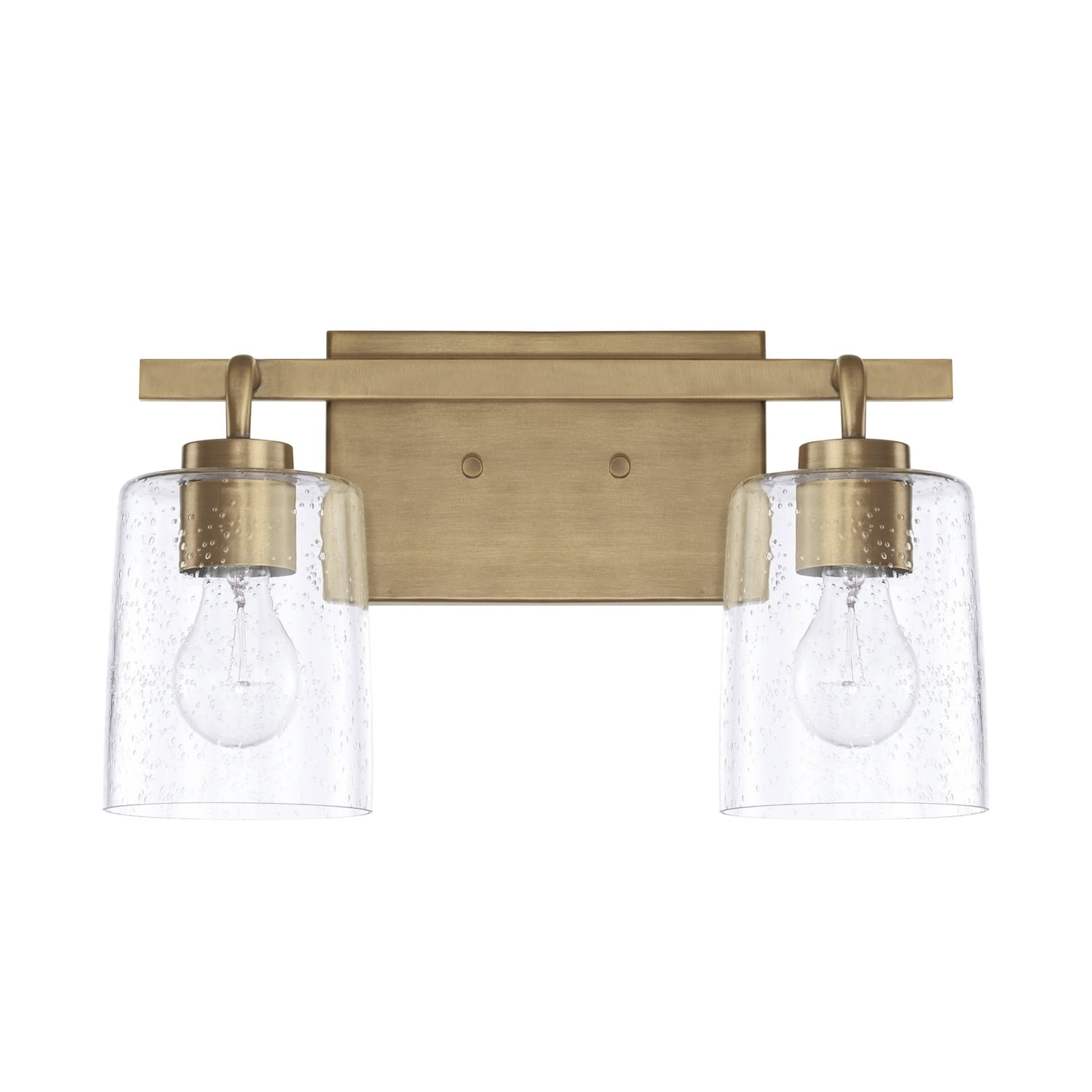 Capital Lighting 128521-449 Greyson 2 Light 15" Wide Bathroom Vanity Light - Brass