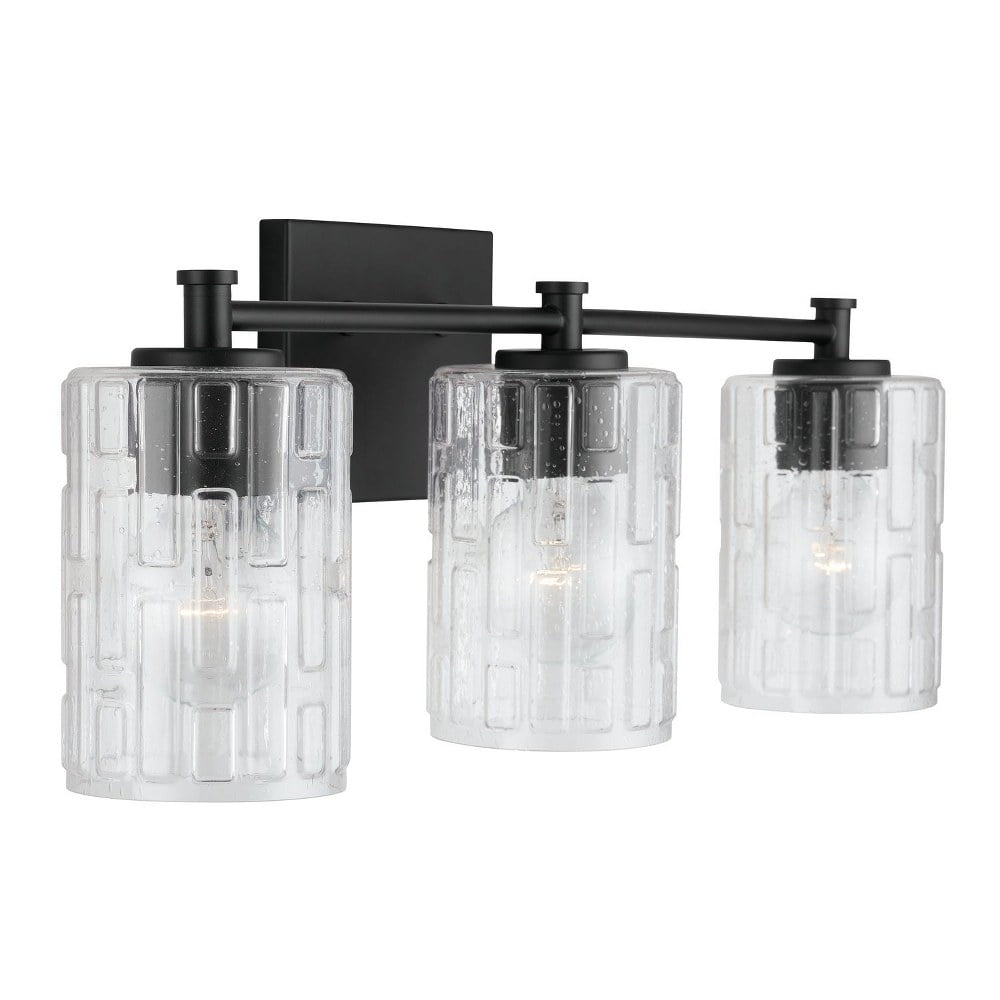 Capital Lighting - 3 Light Transitional Bath Vanity Approved for Damp Locations
