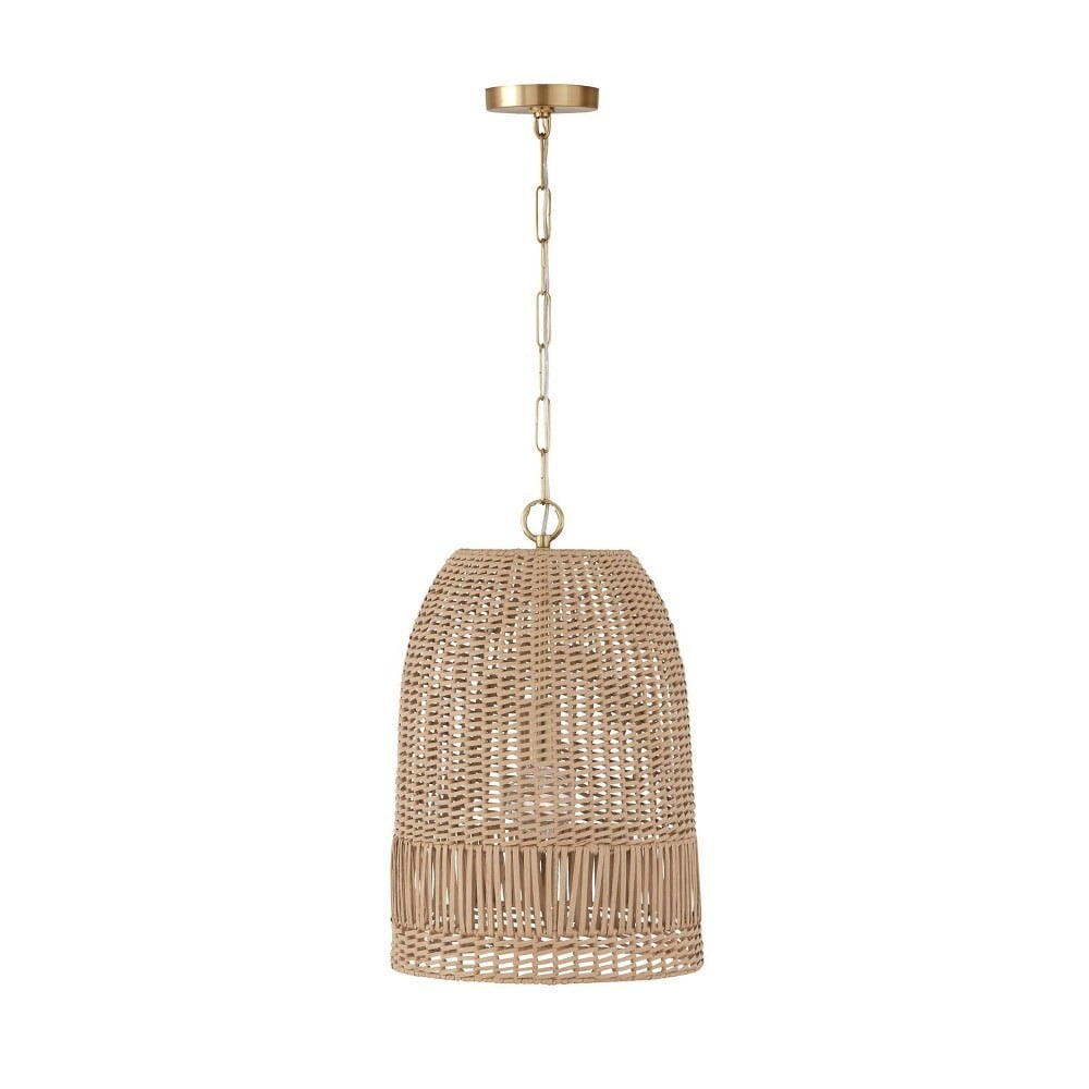 Capital Lighting Naomi 1 - Light Pendant in  Matte Brass